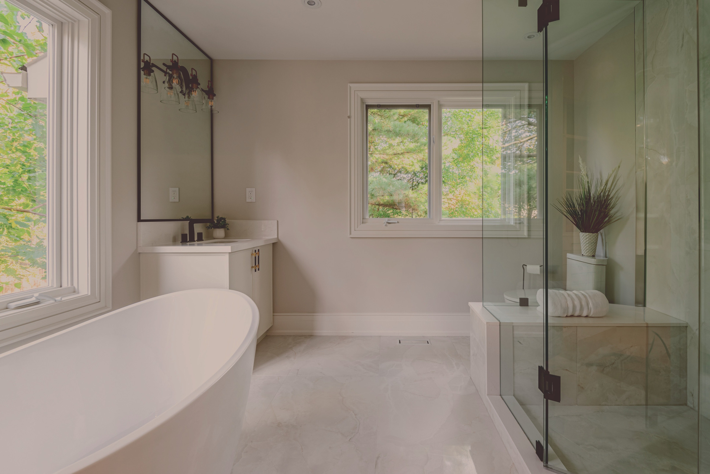 Primary ensuite renovation by Studio Kimi