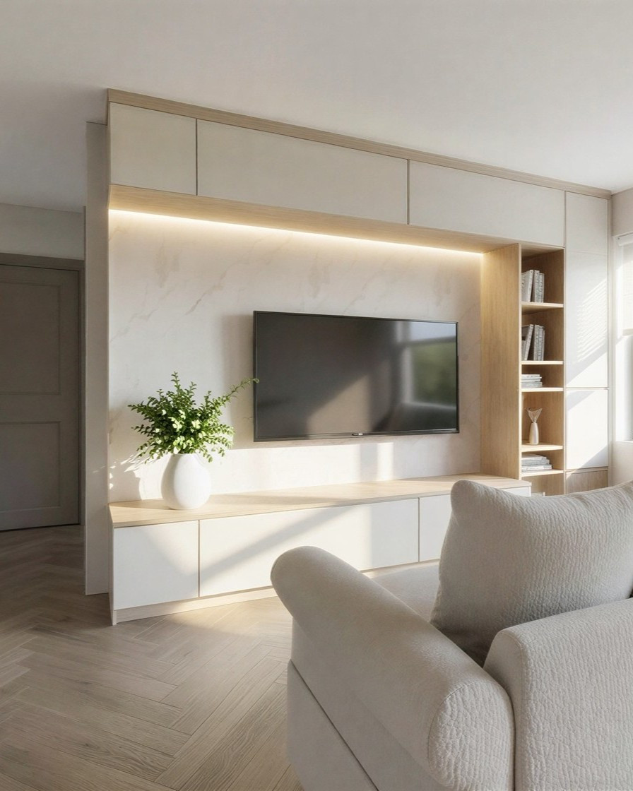 Pearl suite living room — Studio Kimi interior design in Burlington