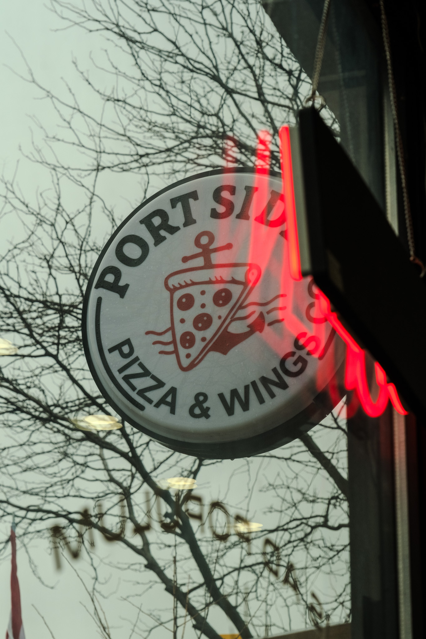 The Portside hanging sign