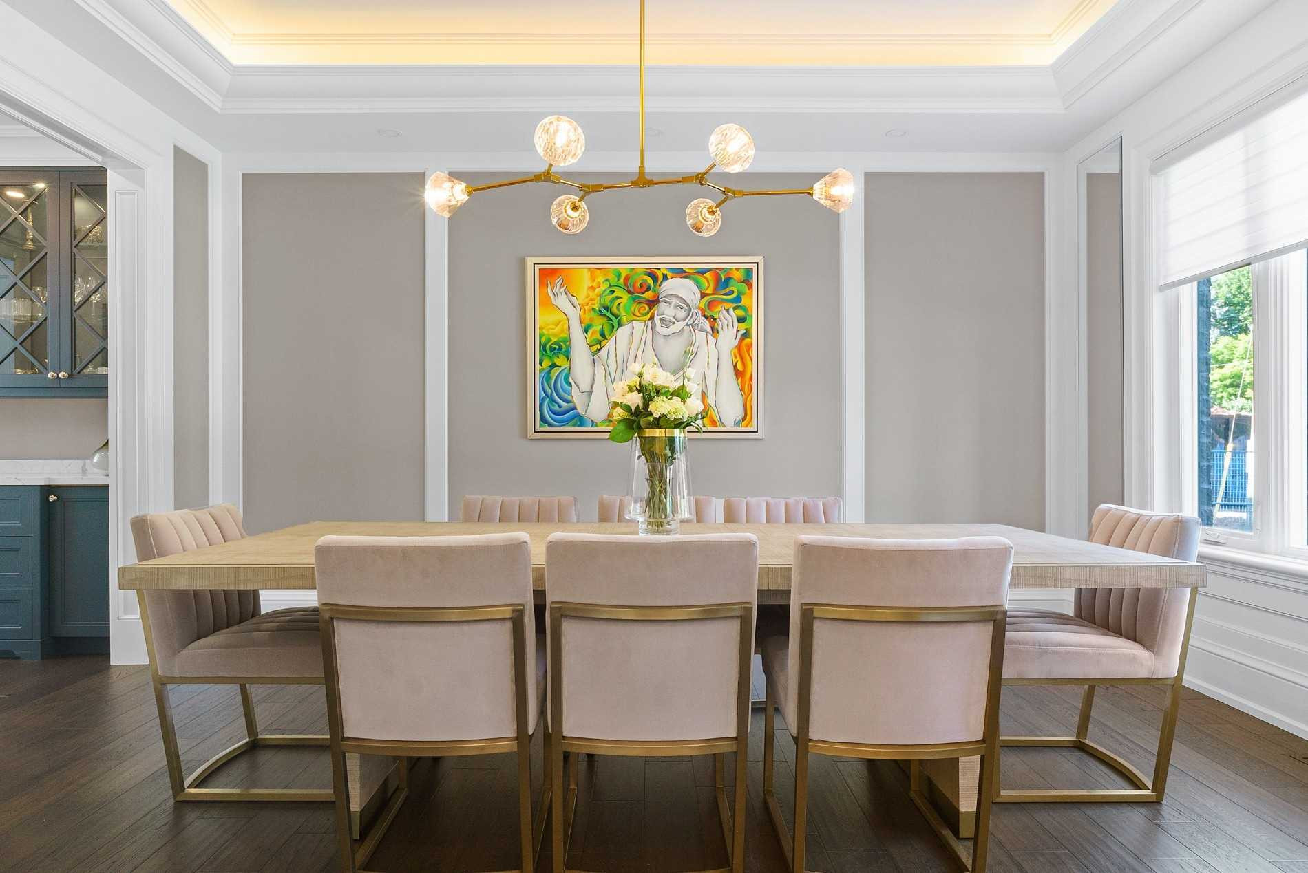 Sandwell dining room — Studio Kimi interior design in Oakville