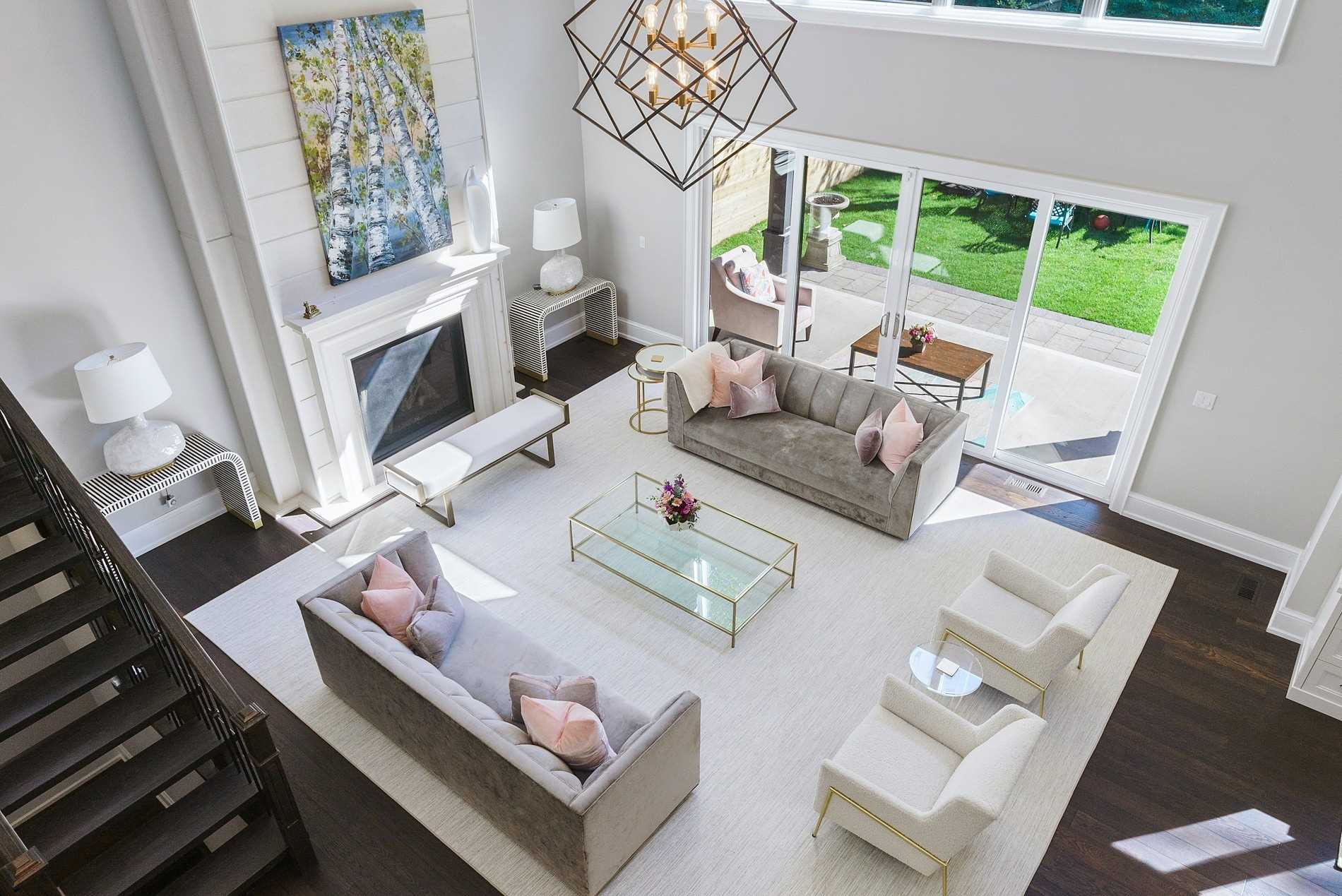 Sandwell living room — Studio Kimi interior design in Oakville