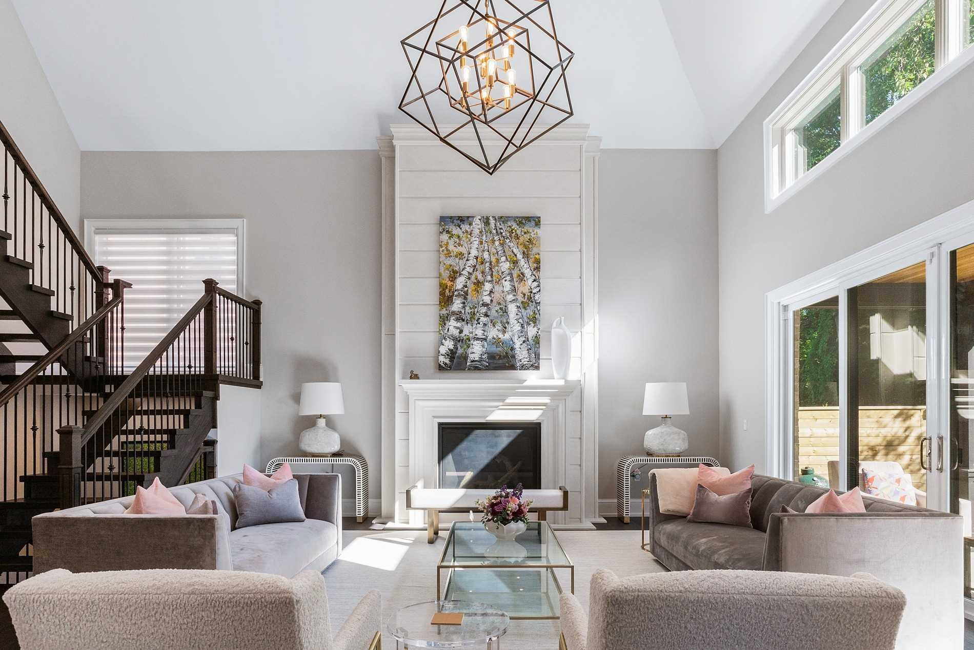 Sandwell living room — Studio Kimi interior design in Oakville