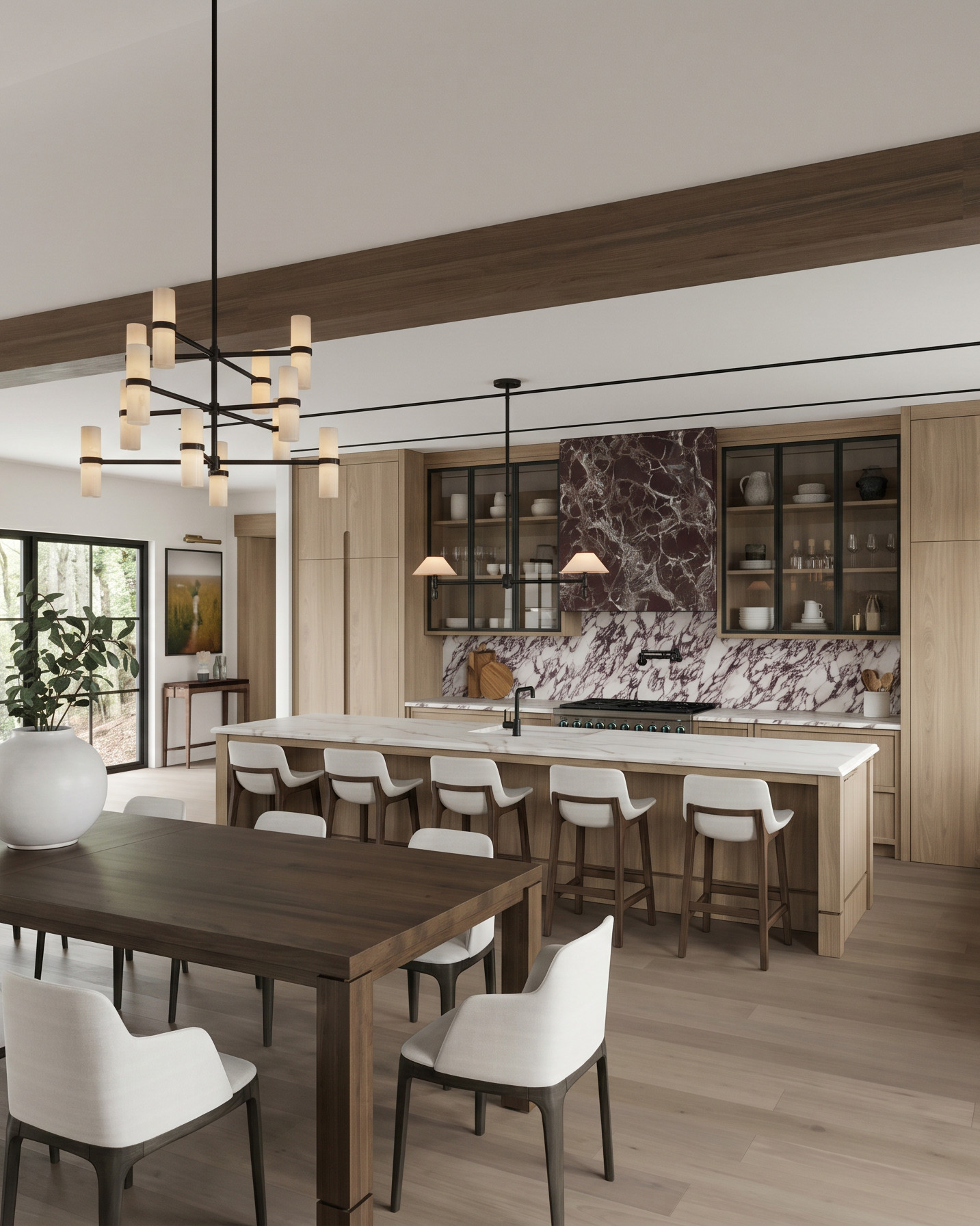 Sixth Lane dining area off the kitchen — Studio Kimi interior design in the GTA